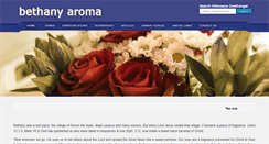 Desktop Screenshot of bethanyaroma.com