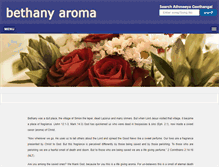 Tablet Screenshot of bethanyaroma.com